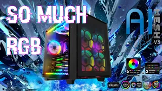 Anidees AI Crystal Cube MAR3 - Mesh RGB ATX Case Overview