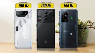 ROG Phone 7 5g vs Red Magic 8s Pro 5g vs Black Shark 5 Pro 5g | Specs Review