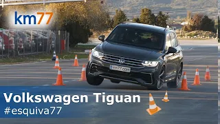 Volkswagen Tiguan 2020 - Maniobra de esquiva y eslalon | km77.com