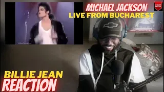 FIRST TIME REACTING TO MICHAEL JACKSON - BILLIE JEAN [LIVE PERFORMANCE IN BUCHAREST]