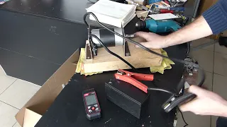 Generator / motor test made from car electromotor