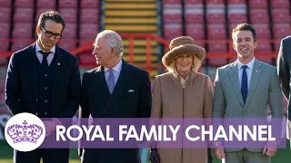 Throwback to the King and Queen Meeting Ryan Reynolds | Wrexham AFC