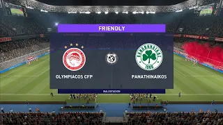 ⚽🇬🇷 Olympiacos  vs 🇬🇷 Panathinaikos    ⚽ |🇬🇷 GREEK SUPER LEAGUE (03/10/2021) | fifa 21