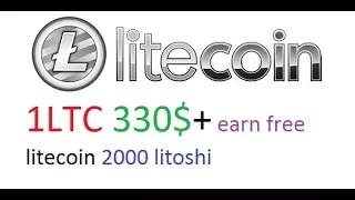 Earn free 2000 litoshi  EARN 1LTC every single minute