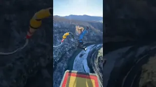 Скайпарк Прыжок зимой