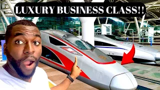 China’s FIRST CLASS Bullet Train Experience: World’s Best!