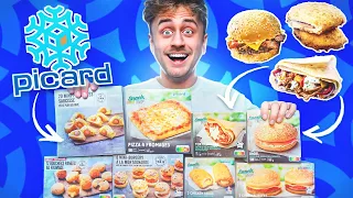 Je teste le FAST FOOD de PICARD 😳 (Burger, Pizza, Cordon bleu…)