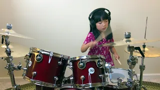 In Bloom - Nirvana - Drum Cover - by M.Z. (Age 7)