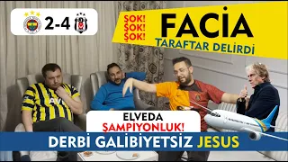 Fenerbahçe 2   4 Beşiktaş Maçını İzledik. Şampiyonluk Gitti mi? Fenerbahçe Darma Dağın.