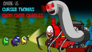 CURSED THOMAS VS CHOO CHOO CHARLES - 어몽어스 좀비 애니메이션 | - Among us Animation