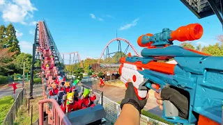 Nerf War | Amusement Park Battle 24 (Nerf First Person Shooter)