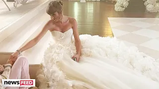 Taylor Swift Posts STRIPPED Down 'Champagne Problems' In Wedding Dress!