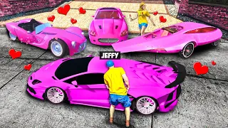 Jeffy Steals CRAZY FAN GIRLS SUPERCARS in GTA 5!