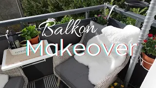 BALKON MAKEOVER ✨DIY Deko, Blumen & mehr