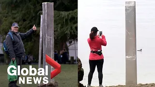 Metal monoliths appear across Vancouver as worldwide mystery deepens