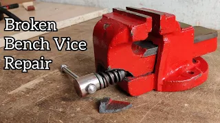 Broken Bench Vise Repair - Without Welding