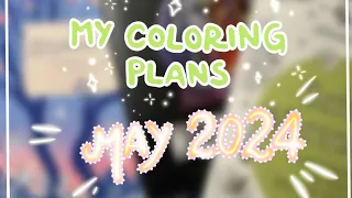 COLORING PLANS May 2024 | Challenge and Prompt | Adult Coloring