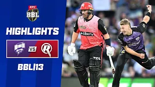 Hobart Hurricanes v Melbourne Renegades | BBL|13