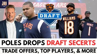 Ryan Poles GIVES DETAILS ON #1 & #9 TRADE OFFERS, WAR Room Experience, and More for Chicago Bears