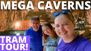 MEGA CAVERN TOUR IN LOUISVILLE KENTUCKY: only underground cave with zip lines, tram rides, and more!