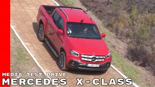 2018 Mercedes X Class Truck Media Test Drive Day