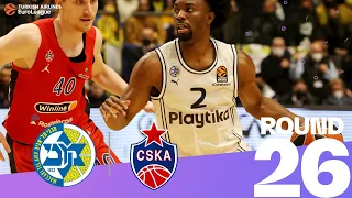 Maccabi blasts CSKA! | Round 26, Highlights | Turkish Airlines EuroLeague