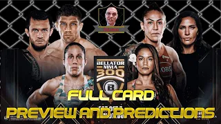 Bellator 300 Full Card Breakdown, Predictions, & Analysis