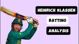 Cricket Analysis: Heinrich Klassen Batting Style And Technique Analysis