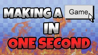 Making A Game But I Only Have ONE SECOND!  - Devlog