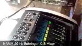 NAMM 2014: Behringer X18 Mixer