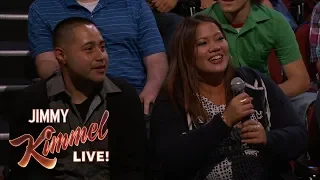 Behind the Scenes with Jimmy Kimmel & Audience (Superfan/Online Dater)