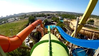 Western Park Magaluf - The Beast (Green Speed Slide) Onride POV