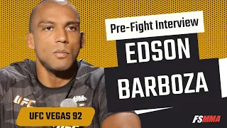Edson Barboza UFC Vegas 92 full pre-fight media day interview