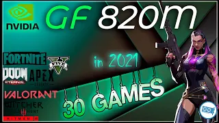 *NVIDIA GeForce 820M in 25 GAMES   |  2021-2024