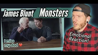 James Blunt MONSTERS Reaction - First time James Blunt REACTION Monsters - Emotional reminder of dad