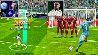 eFootball 24 Mobile 🆚 FC 24 Mobile Gameplay Comparisons 🔥
