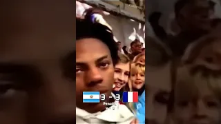 Настоящий фанат на матче Аргентина - Франция | Чемпионат мира 2022 | Гололейло | shorts