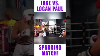 JAKE PAUL AND LOGAN PAUL NEW SPARRING FOOTAGE! FUNNY! #youtubeboxing #shorts