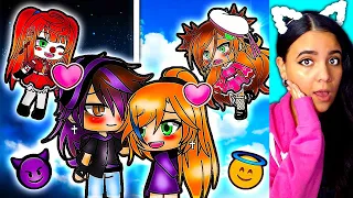 Afton Family Meets Clara's Family! 👪💜 FNAF Gacha Life Mini Movie Reaction