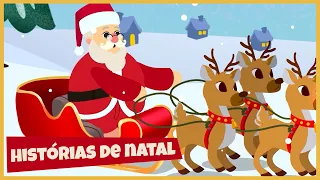 Papai Noel em seu trenó - Na terra do Papai Noel