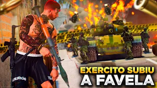 GTA V: VIDA DO CRIME | O EXÉRCITO SUBIU MINHA FAVELA COM UM TANQUE!😨 HORA DE VOLTAR PRA CASA? |#07