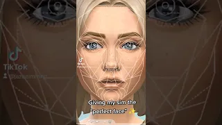 Making the ✨ perfect✨ sim?! #sims4cas #sims4 #thesims #cas #tutorial #howto #cute #perfect #sims