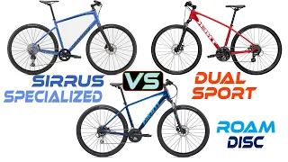 Sirrus (Specialized) vs Dual Sport (Trek) vs Roam Disc (Giant): What's The Difference?