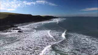 Sandymouth an Aerial movie 08/08/2015