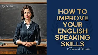 How to improve your English speaking skills (5 tips in 3 minutes) | Improve English Speaking