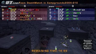 UT2004 4on4 TDM EuroCup XI Spring 2005 - aAa vs Justplay - Campgrounds - th0r^