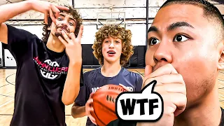 THERE ARE 2 OF THEM LOL? Nelson & Noah Neumann vs D2 Hoopers in 2v2 Basketball!