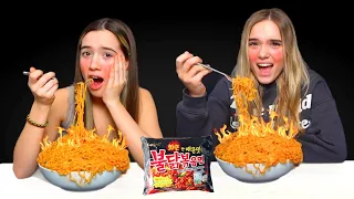 Answering Spicy Questions & Eating Spicy Noodles! 🌶️