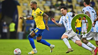 When Neymar fought alone vs Argentina in the Copa America final2021 1080p