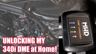 I did a Bench Unlock on my 340i at Home! - MHD DME Unlocker